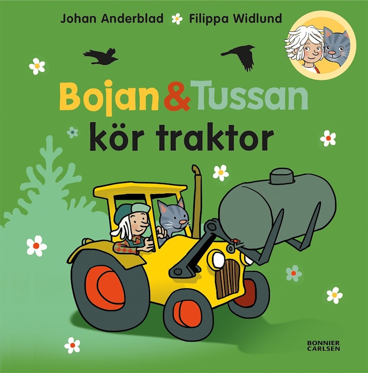Bojan och Tussan kör traktor - finns i Rutströms bokhandel