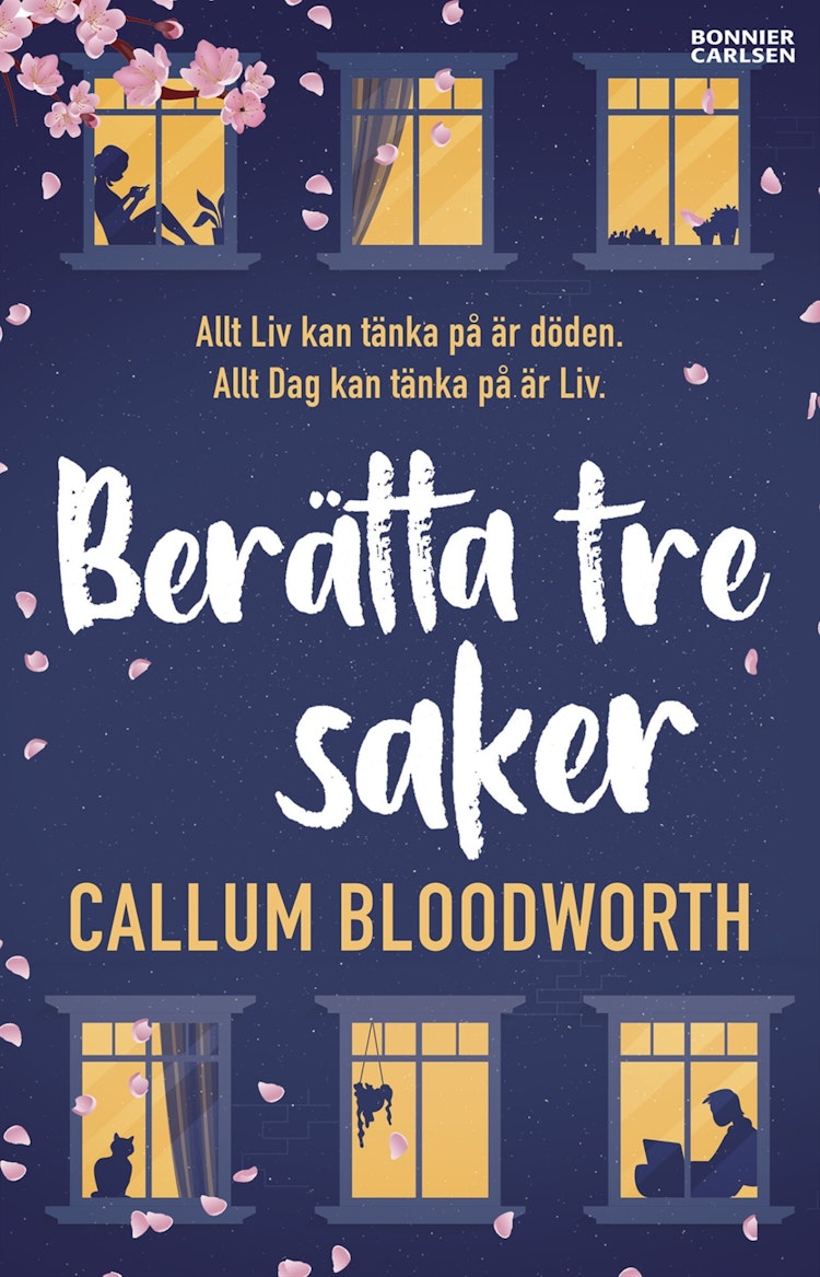 Berätta tre saker - finns i Rutströms bokhandel