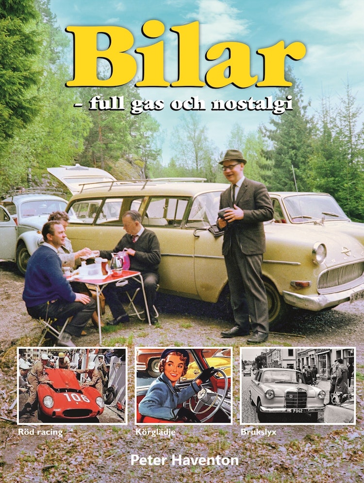 Bilar – Full gas och nostalgi - finns i Rutströms bokhandel