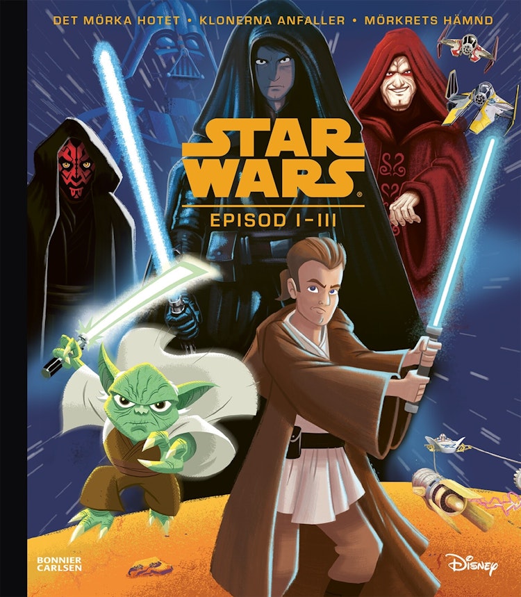 Star Wars. Episod I-III bilderbokssamling - finns i Rutströms bokhandel