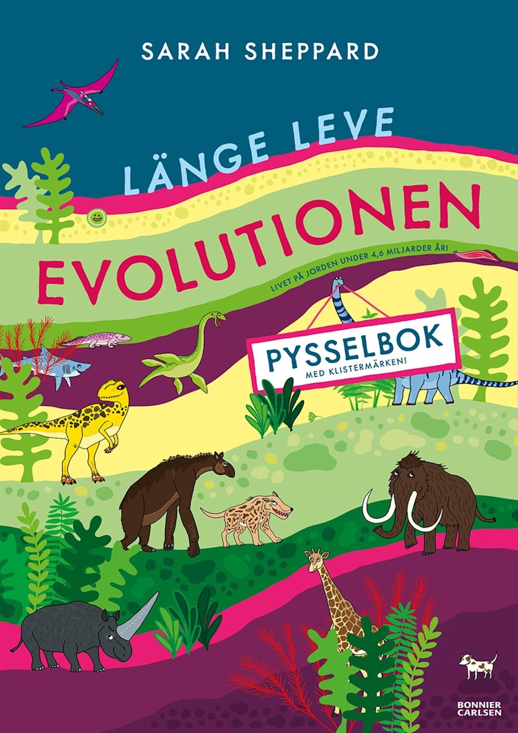 Länge leve evolutionen - pysselbok med klistermärken - finns i Rutströms bokhandel