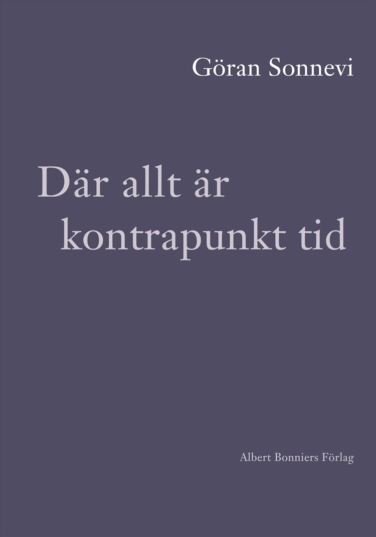 Där allt är kontrapunkt tid - finns i Rutströms bokhandel