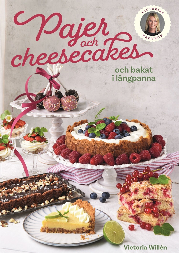 Pajer och cheesecakes och bakat i långpanna - finns i Rutströms bokhandel