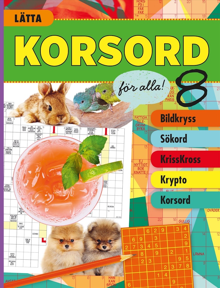 Lätta korsord för alla! 8 - finns i Rutströms bokhandel
