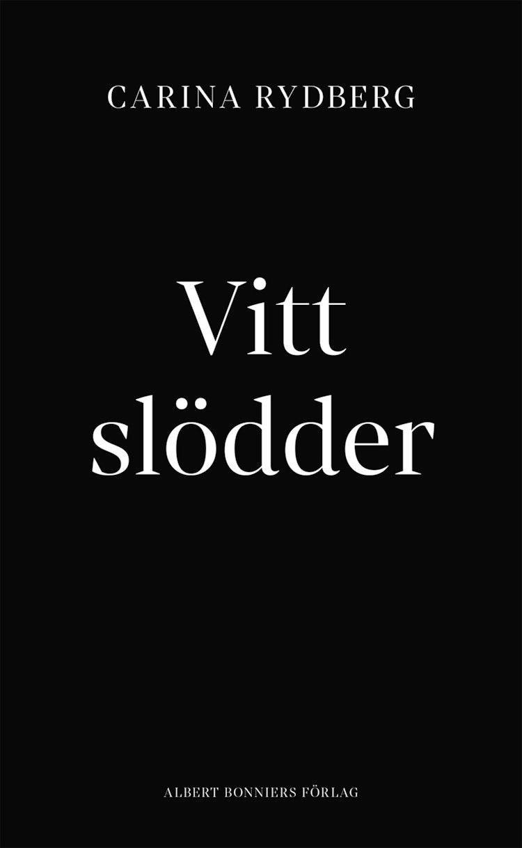 Vitt slödder - finns i Rutströms bokhandel