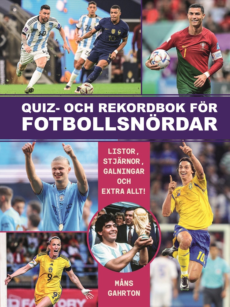 Quiz och rekordbok för fotbollsnördar - finns i Rutströms bokhandel