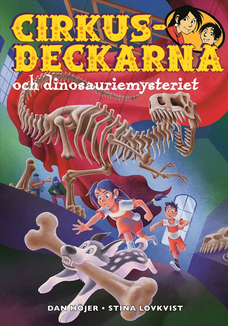 Cirkusdeckarna och dinosauriemysteriet - finns i Rutströms bokhandel