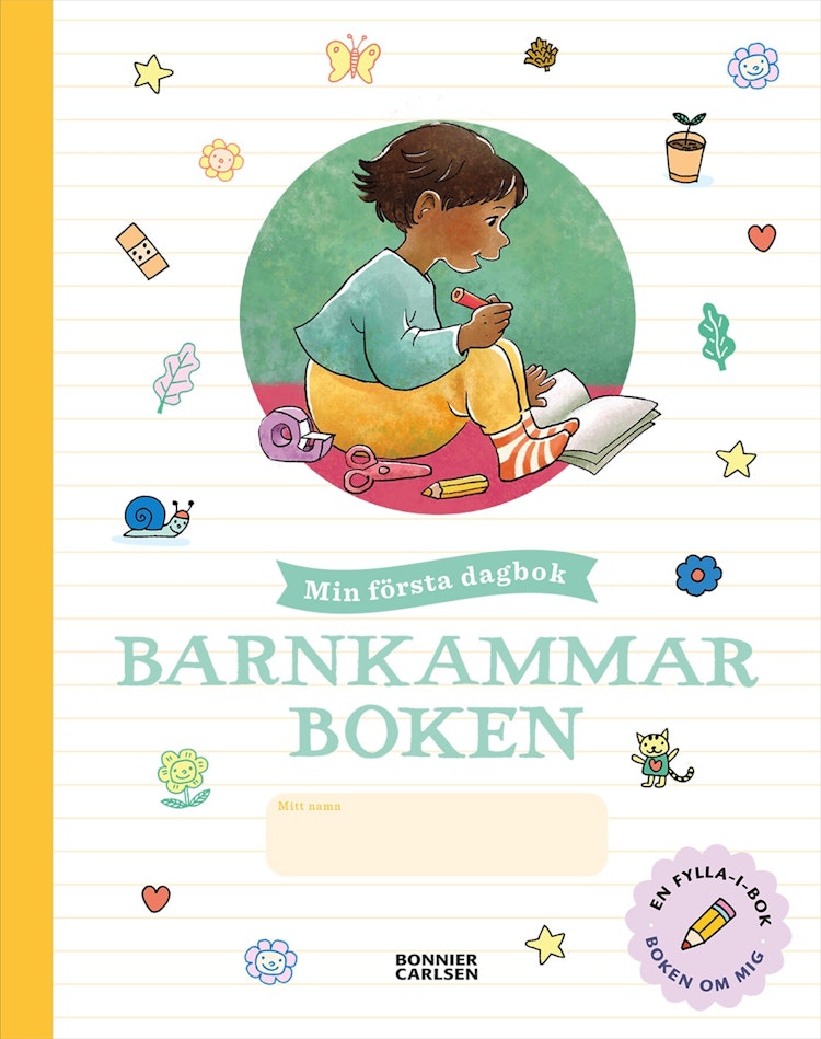Barnkammarboken Min första dagbok - finns i Rutströms bokhandel