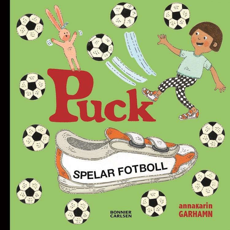 Puck spelar fotboll - finns i Rutströms bokhandel