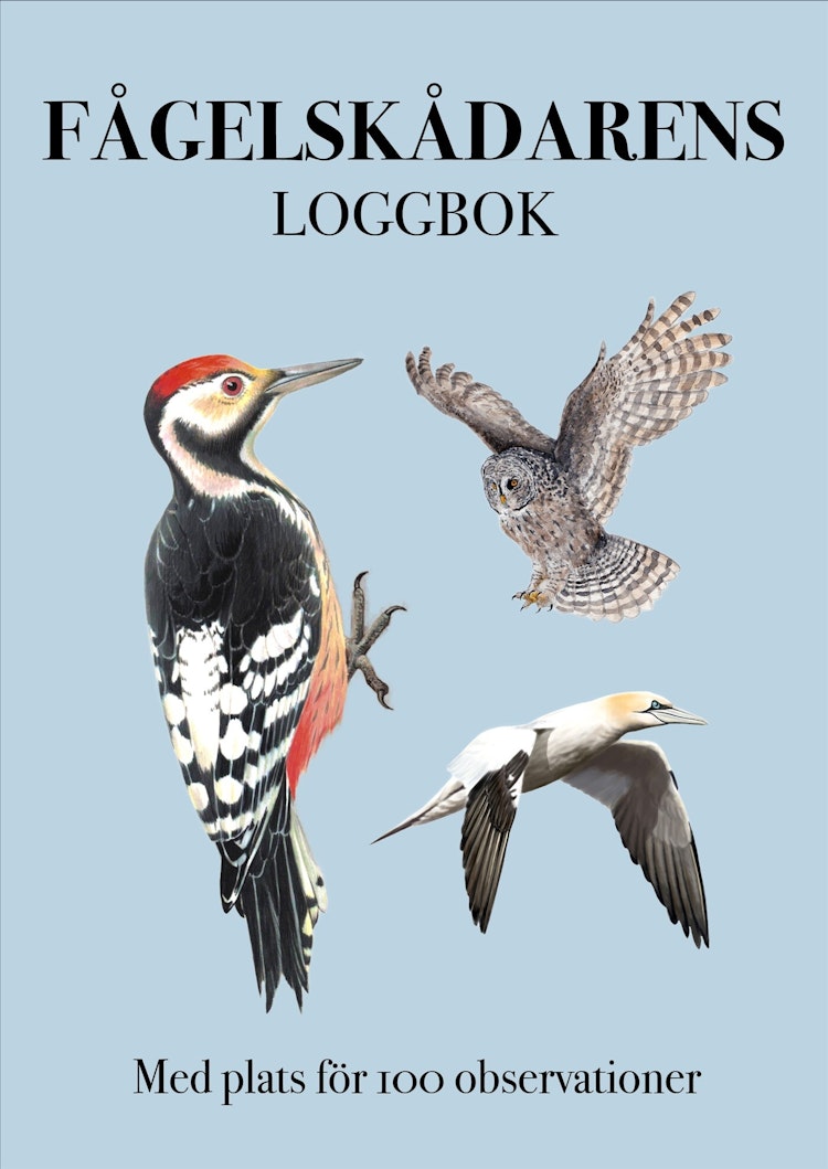 Fågelskådarens loggbok - finns i Rutströms bokhandel
