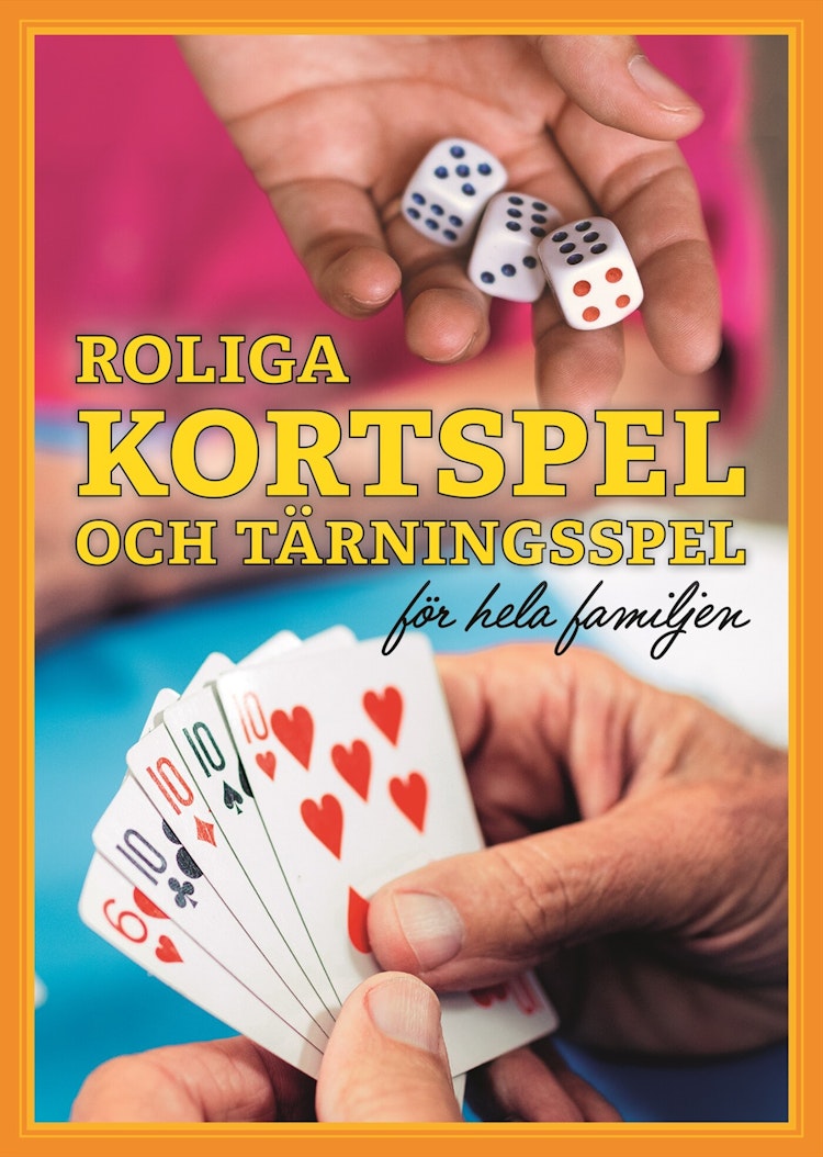 Roliga kortspel och tärningsspel för hela familjen - finns i Rutströms bokhandel