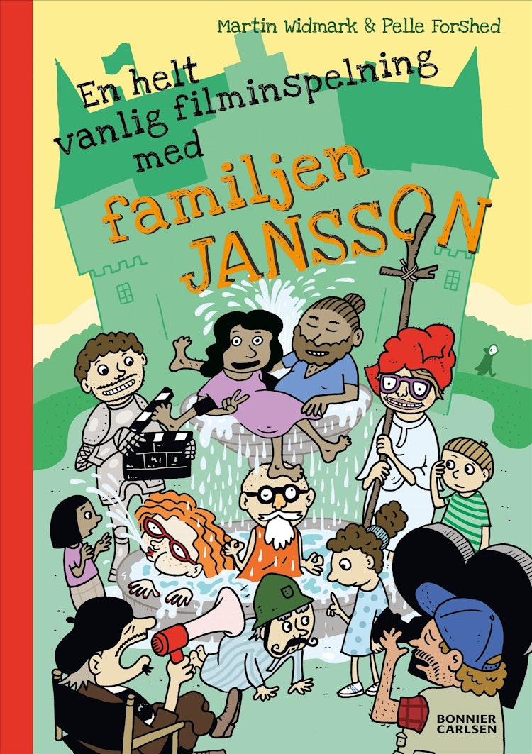 En helt vanlig filminspelning med familjen Jansson - finns i Rutströms bokhandel