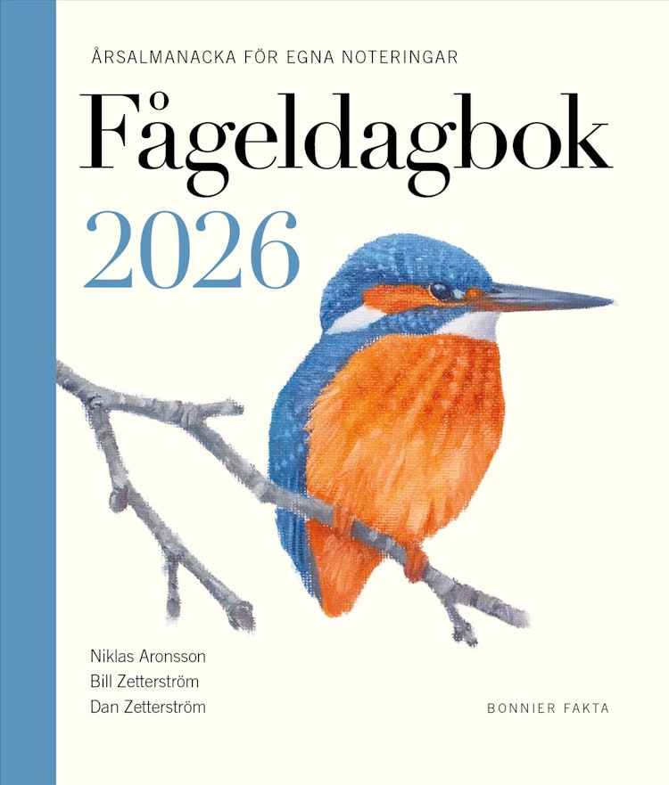 Fågeldagbok 2026 - finns i Rutströms bokhandel