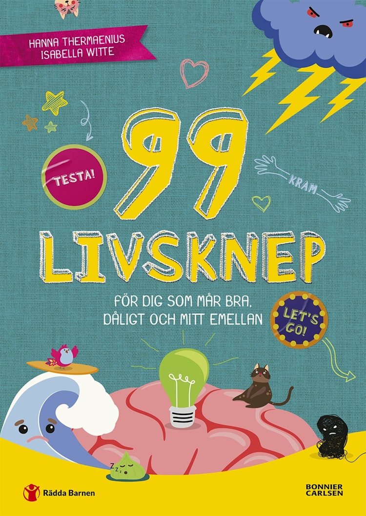 99 livsknep för dig som mår bra, dåligt och mittemellan - finns i Rutströms bokhandel
