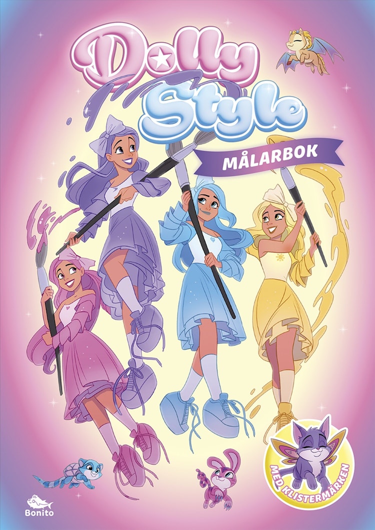 Dolly Style målarbok - finns i Rutströms bokhandel
