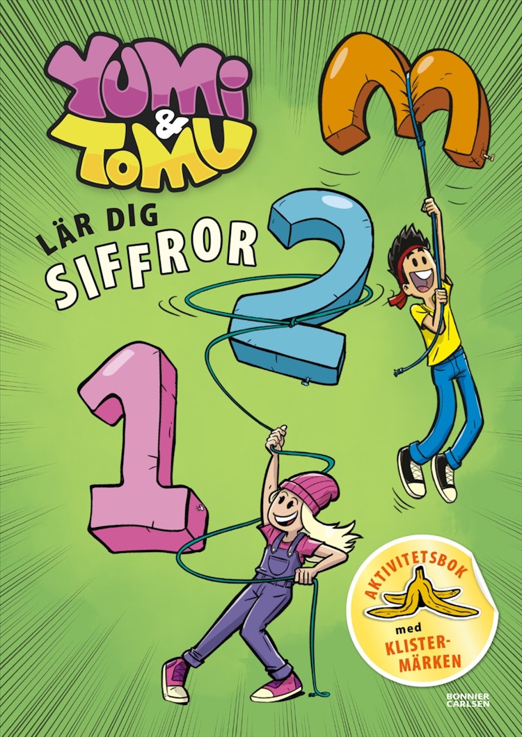 Yumi & Tomu lär dig siffror - finns i Rutströms bokhandel