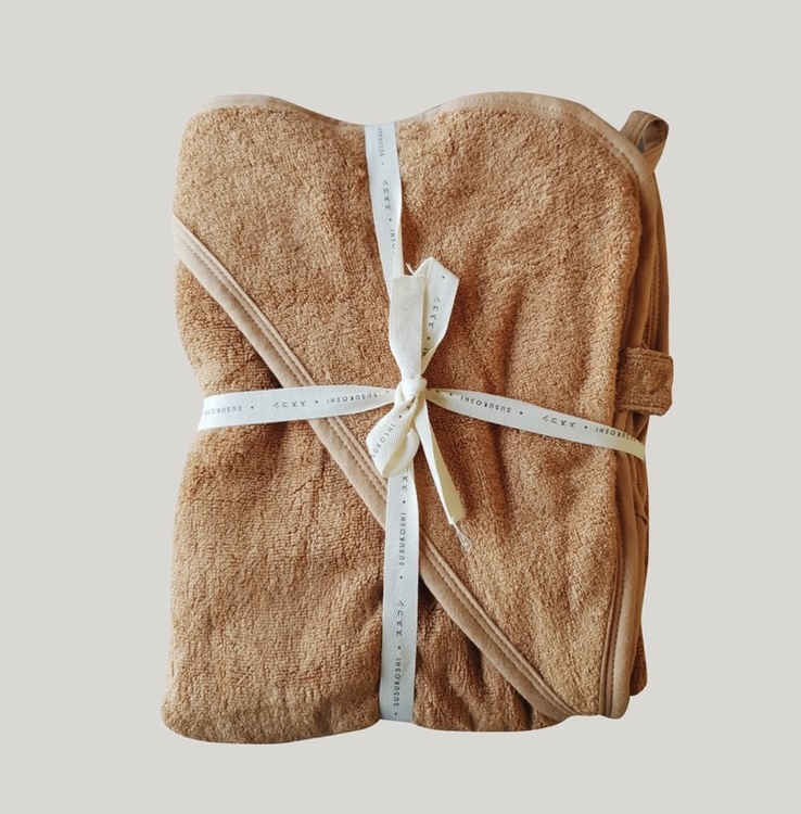 BABY HOODED TOWEL - SUNKISSED