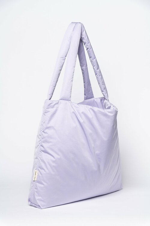 Lilac  puffy mom-bag