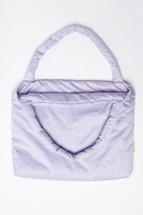 Lilac  puffy mom-bag