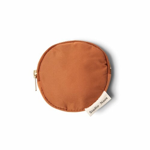 rust puffy wallet