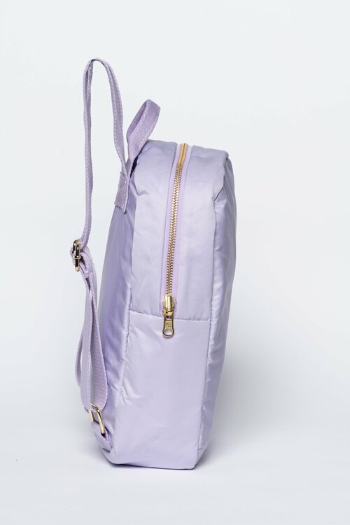 lilac puffy backpack