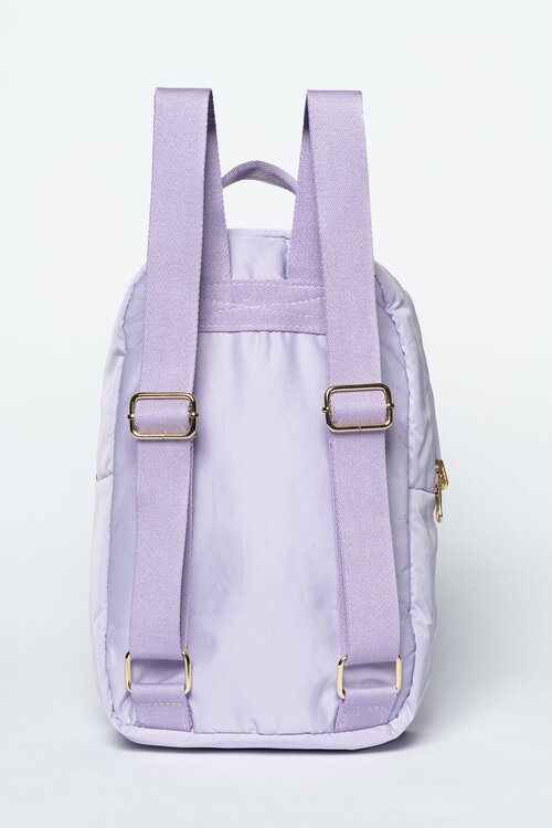 lilac puffy backpack