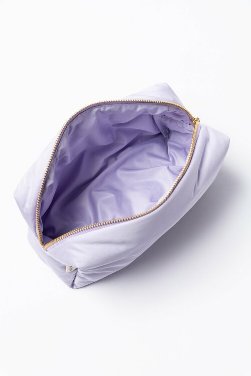 Lilac puffy pouch