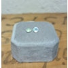 Briljantslipad vit opal 5mm