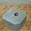Purpurrosa rhodoIit granat kuddslipad 6,9×5,2mm