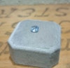 Ljusblå Safir kuddslipad 6,6x6,7mm