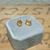 Champagneorange Imperie topas kuddslipad 8x7mm