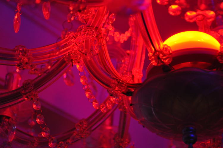 RGB LED Kristallkrona - Uppladdningsbar 90 x 90 cm
