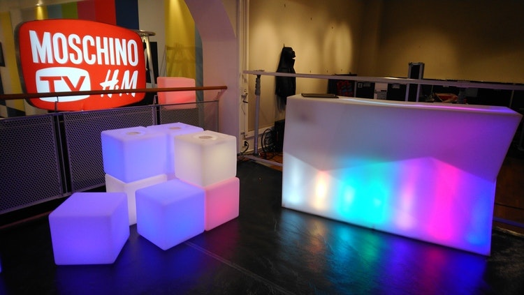 Bardisk, Vondom Faz Bar med ishink - Multi Light LED