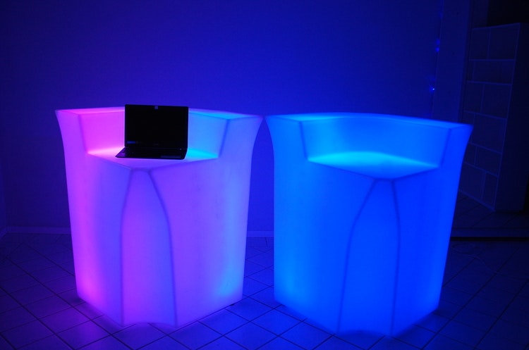 Entrédisk / liten bardisk, RGB Multi LED