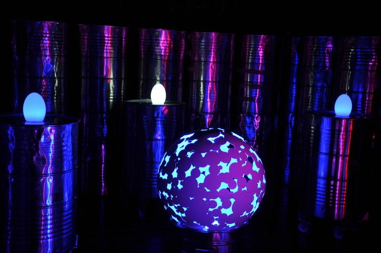 Hyr Zero Camo Ball Multi LED - Uppladdningsbar - 80 cm