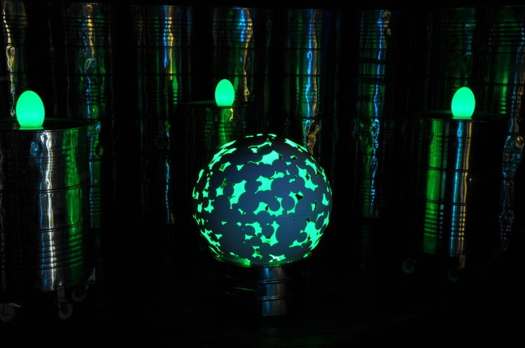 Hyr Zero Camo Ball Multi LED - Uppladdningsbar - 80 cm