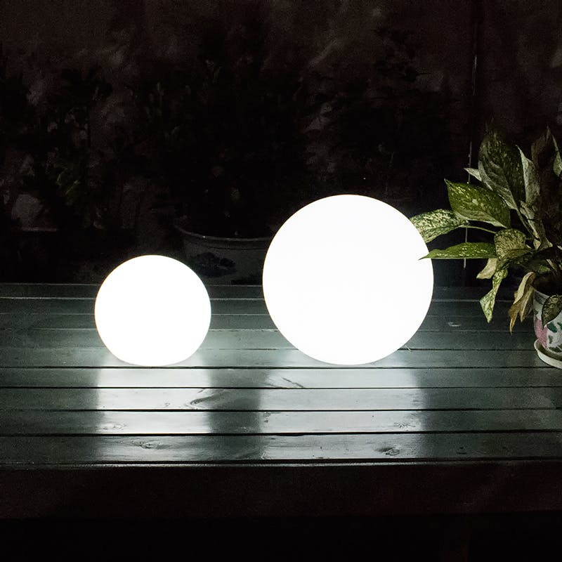 RGB LED boll / Ledboll - Flera storlekar bordslampa