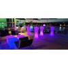 Ståbord/barbord - RGB LED - Uppladdningsbara
