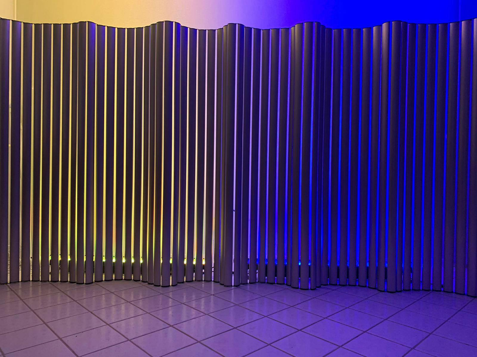 LED vägg i aluminium - 3 till 6 meter - Avdelare scen & utställning