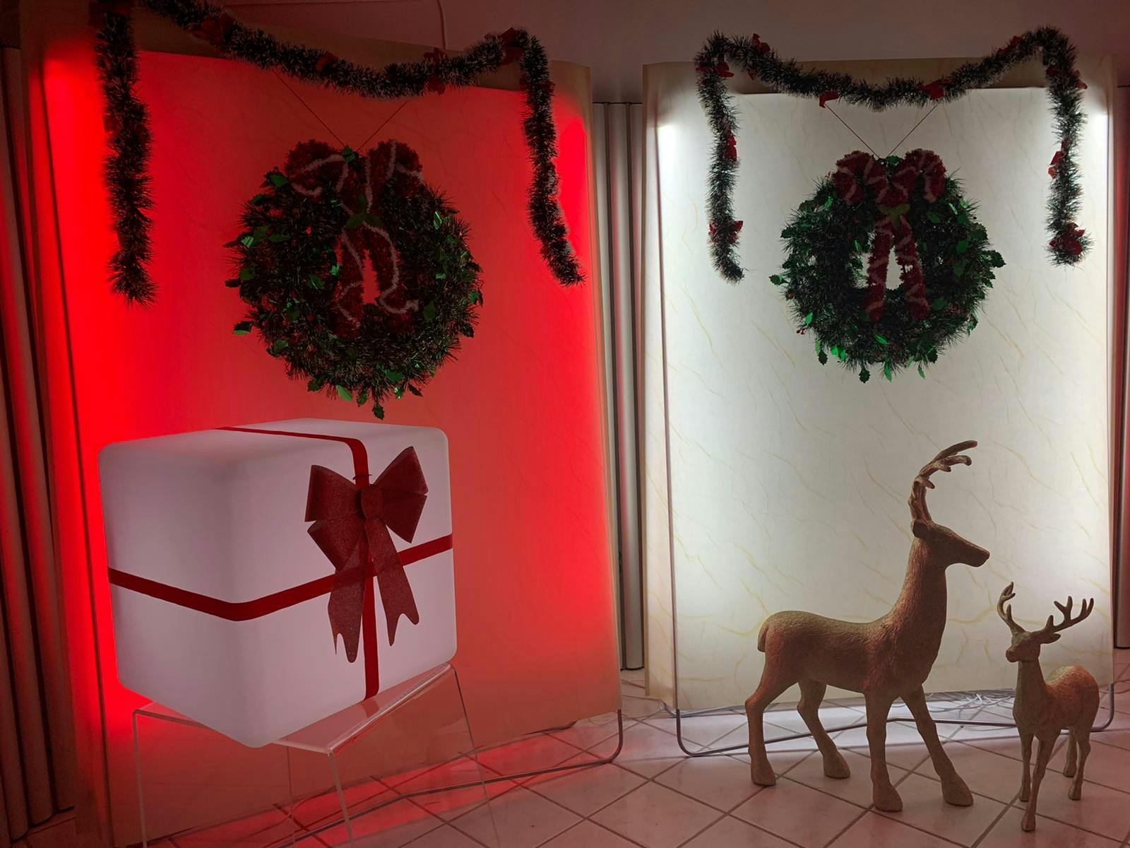 Hyr julpaket med LED väggar och kuber