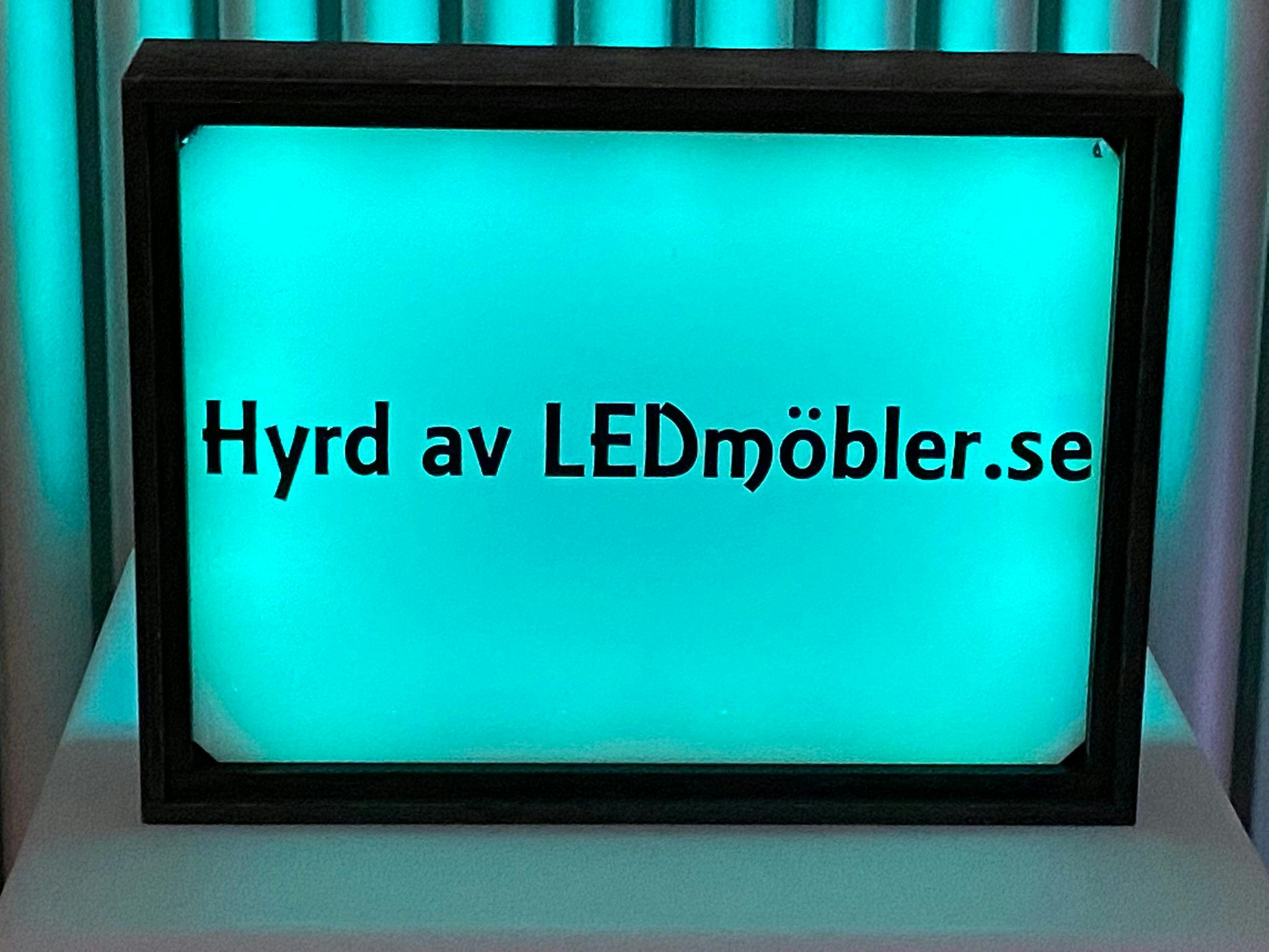 Hyr LED skylt
