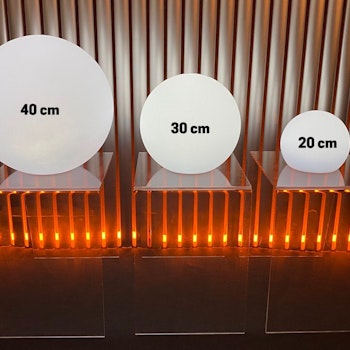 RGB LED boll / Led klot - 20 cm till 40 cm