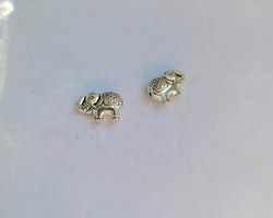 Pärla metall elefant styckvis