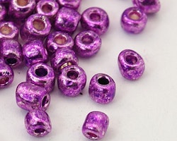 4mm seed beadsmixade färger 40 gram lila