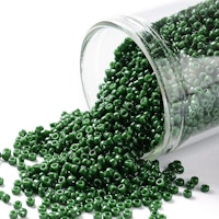 Seed bead 11/0 Toho Opaque pine green (47H) 10 gram