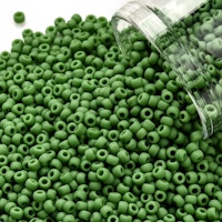 1963 Seed bead 11/0 Toho Opaque mint green (47F) 10 gram