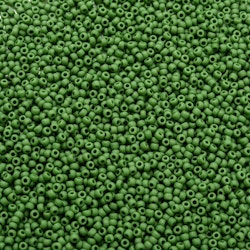 Seed bead 11/0 Toho Opaque mint green (47F) 10 gram