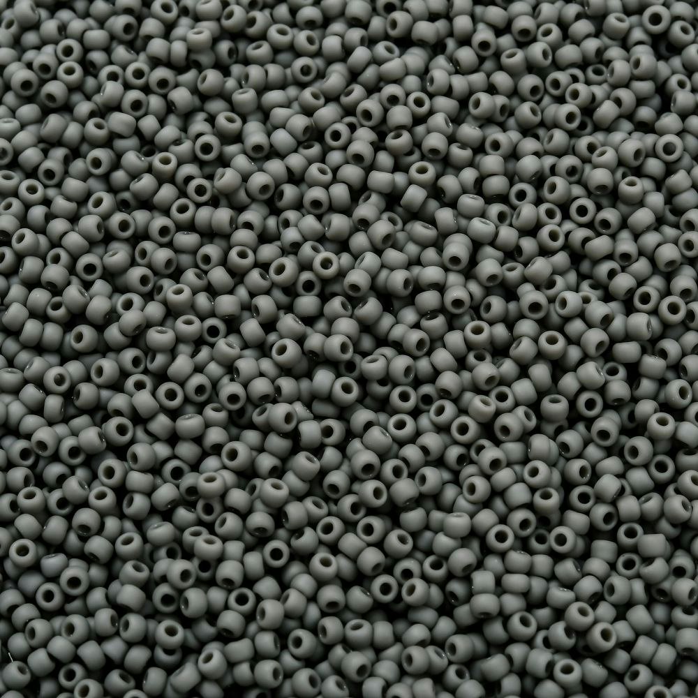 1965 Seed bead 11/0 Toho Opaque frost darkgray (53DF) 10 gram