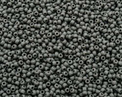 Seed bead 11/0 Toho Opaque frost darkgray (53DF) 10 gram