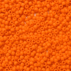 Seed bead 11/0 Toho Opaque frost cantelope (42DF) 10 gram